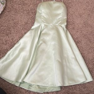 Mint green dress